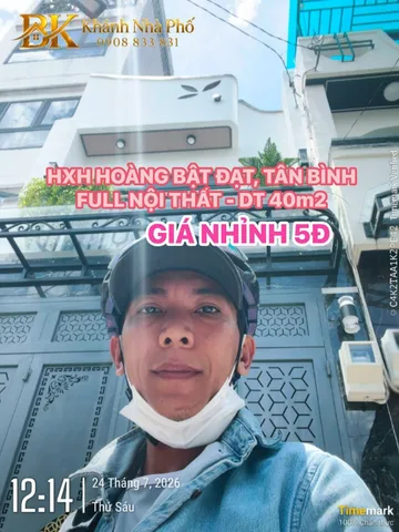 🏠 HXH HOÀNG BẬT ĐẠT, TÂN BÌNH - FULL NỘI THÂT - 3PN 4WC - GIÁ NHỈNH 5Đ🌟🌟