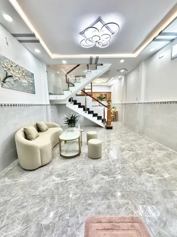 BÁN NHÀ ĐẸP KẾ LÊ VĂN QUỚI BÌNH TÂN 40M2 3 TẦNG 4.49 TỶ HẺM XE HƠI TẶNG FULL NỘI THẤT
