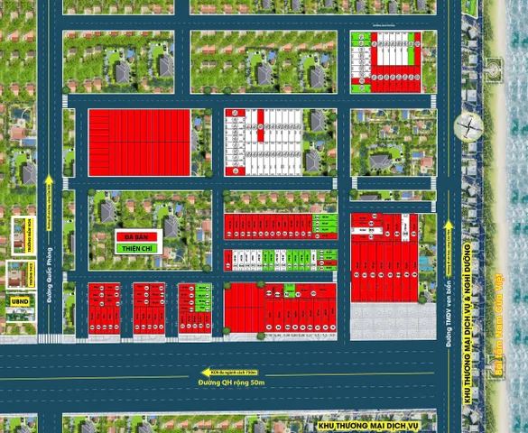 Đất Nền Ven Biển 100.6m2 Full Thổ Cư Giá 605 triệu - Nam Cửa Việt - Quảng Trị