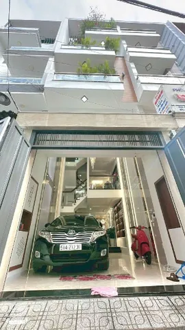 (Sát chợ Hạnh Thông Tây) Hẻm ô tô 1 chiều - 9.x tỷ - 4.1 x 13m (51m²) - Thiết kế KTS, Gara Ô Tô, Full Nội Thất Cao Cấp