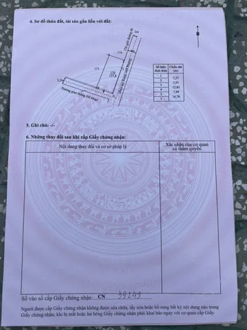 ĐẤT XÂY BIỆT THỰ - NỀN GỐC- FULL THỔ CƯ - ĐƯỜNG TRƯỚC ĐẤT RỘNG 4M - 8M*16,5M - CÔNG NHẬN TRÊN SỔ 127,8m2 - LIÊN HỆ 0919089456