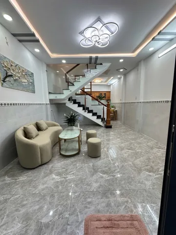 Bán Nhà Mới 3 Tầng Hẻm Thông Đường 14A Bình Hưng Hòa, Bình Tân – 40m² (4x10m) – 2PN – Sát Tân Phú – Chỉ 4.49 Tỷ
