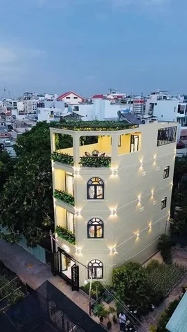 Bán nhà xây mới căn góc không lộ giới 5 x 13m đúc 3,5 tầng full nội thất Phan Huy Ích phường 12 Gò Vấp