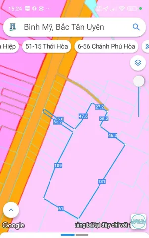 Bán hơn 1 ha đất Bình Mỹ, Bắc Tân Uyên, Bình Dương