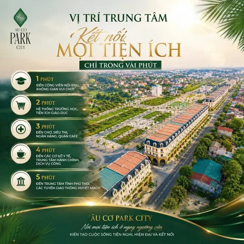 02 Căn Liền Kề Độc Quyền Âu Cơ Park – Trung Tâm Phường Âu Cơ, Giá Trị Tăng Trưởng Bền Vững