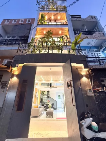 (Gần Lotte Mart) Hẻm Ô Tô 1 Chiều Thống Nhất Gò Vấp - 7.x Tỷ - 4 x 9.3m (33m²) - Nhà 5 Tầng BTCT Full Nội Thất, Ở Ngay