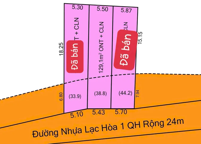 ❌Éc ô éc❌Còn 1 lô duy nhất' giá rẻ' đẹp' tiềm năng' chốt lẹ khách ơi'
Giá chỉ 1399 hh 40tr(nhậu đủ)🌹🌹🌹

Đường nhựa lạc Hoà 1 Diên Lạc sẽ mở rộng 24m' 

nằm đối diện Khu Đô Thị VCN'  tiềm năng tăng cao '

Dt từ 129có 100m thổ cư' sau Qh còn tầm 90m.