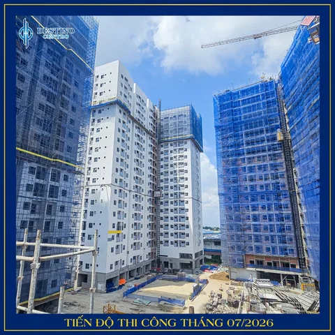 Cần bán căn 2PN-2WC 50m2 giá 1.7 tỷ. Thanh toán 340 triệu nhận nhà. Cách cầu vượt Nguyễn Văn Linh 10 phút