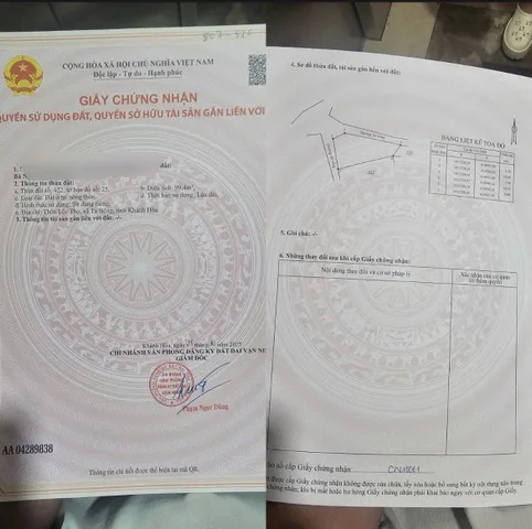 Bán Đất 99m2 có sẵn 99 m2 thổ cư giá 1.64 tỷ tại Đường Tỉnh lộ 651E Xã Vạn Phước Huyện Vạn Ninh Khánh Hòa
