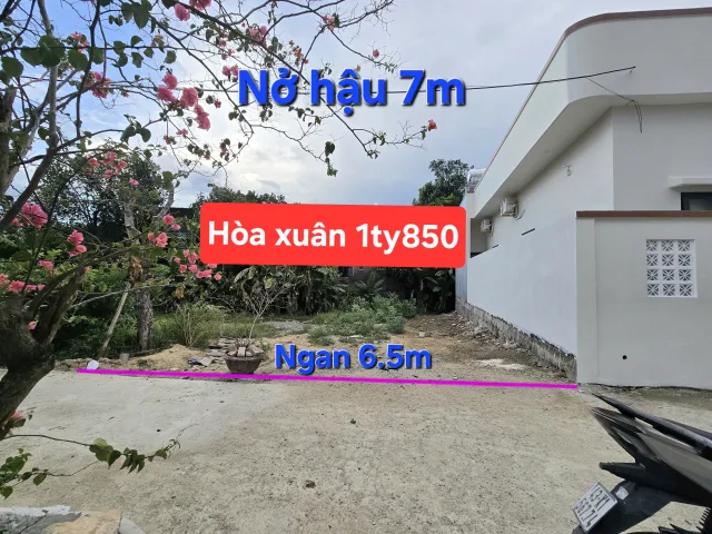 🍎Nợ ngân hàng bán nhanh lô giá rẻ khu Hòa Xuân 🍎