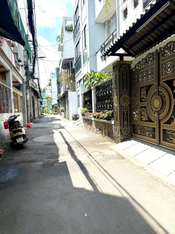 (Gần Nguyễn Văn Lượng) Hẻm Ô Tô 1 Chiều Thống Nhất Gò Vấp - 9.x Tỷ - 5.82 x 12m (60m²) - Lô Góc 2 Mặt Hẻm, Ô Tô Ngủ Trong Nhà, Ngang Khủng 5.82m