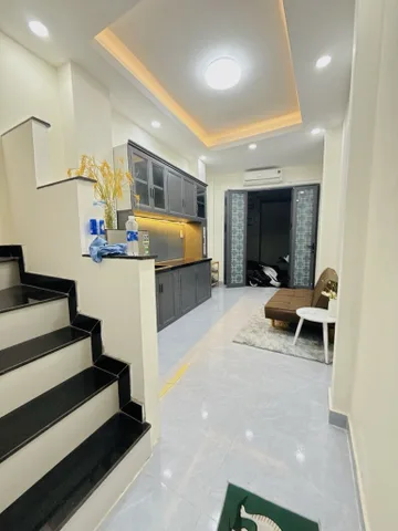 📍 Gần Lê Quang Định Hẻm ô tô 1 chiều - 4.x tỷ - 17m² - Nhà 4 Tầng Tặng Full Nội Thất