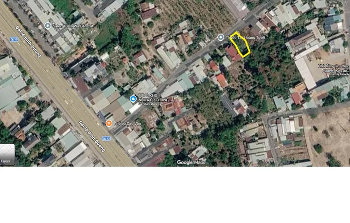 Bán Đất 150m2 có sẵn 60 m2 thổ cư giá 2 tỷ tại Đường Quốc Lộ 13 Phường Mỹ Phước Thị xã Bến Cát Bình Dương