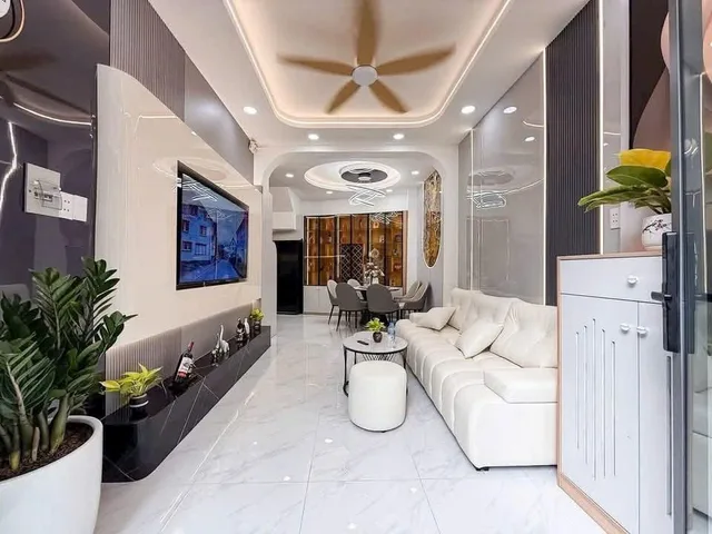 BÁN NHÀ ĐẸP KẾ NGUYỄN VĂN ĐẬU BÌNH THẠNH 50M2 3PN 6.8 TỶ SÂN THƯỢNG RỘNG FULL NỘI THẤT