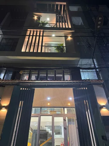 📍 Gần Phan Huy Ích Hẻm ô tô tránh nhau - 9.x tỷ - 4.5 x 15m (67m²) - Nhà Mới 5 Tầng Nội Thất Xịn