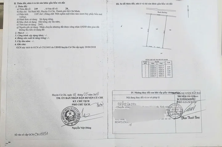 (LM13) Đất mặt tiền Rạch Thi Đua, xã Bình Mỹ, dt 1.187m2, giá 7 tỷ