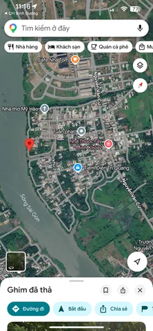 Đất xây biệt thự nhà vườn Mặt tiền bờ sông Sài Gòn Chánh Mỹ khu Mỹ Hảo (phường Chánh Hiệp-TP.HCM) ngang 18m Dt 979m2