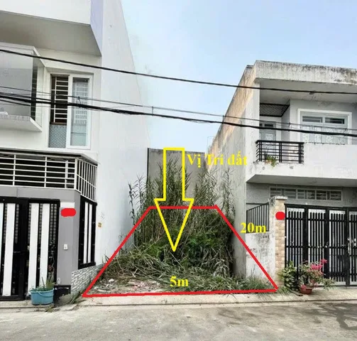 Bán gấp đất 101m2 giá chỉ với 1tỷ860 tại xã Tân Thới Nhì, Hóc Môn, Sổ Hồng Riêng
