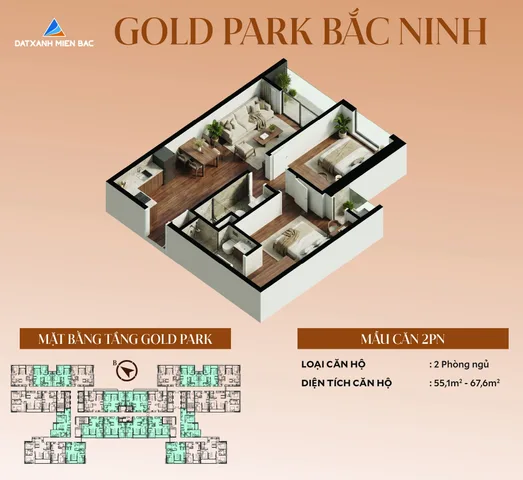 Bán Căn hộ chung cư 67m2 giá 2.9 tỷ tại Phường Thọ Xương Thành phố Bắc Giang Bắc Giang