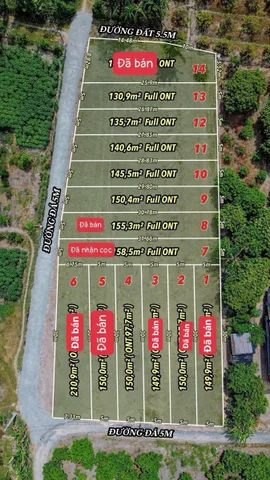 Bán Đất 130m2 có sẵn 130 m2 thổ cư giá 249 triệu tại - Chọn - Xã Truông Mít Huyện Dương Minh Châu Tây Ninh