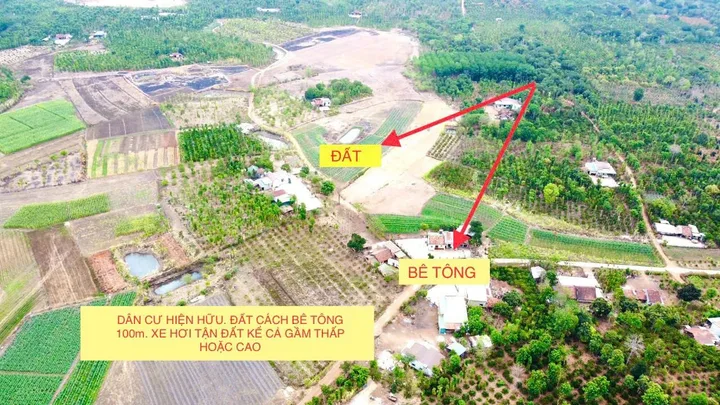 Bán Đất 800m2 giá 129 triệu tại - Chọn - Xã Ea M'DRóh Huyện Cư M'gar Đắk Lắk