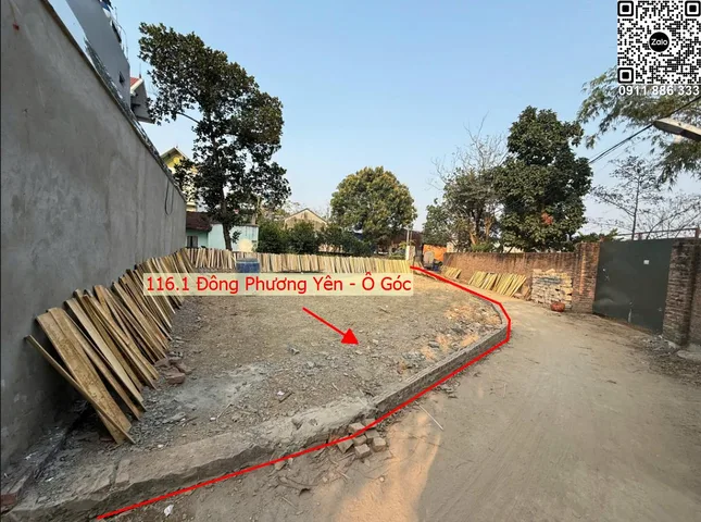 Bán đất Đông Phương Yên(xã Phú Nghĩa mới), lô góc 116m2 giá nhỉnh 2 tỷ