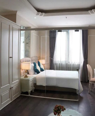 Cho thuê căn hộ khách sạn cao cấp tại mặt phố Nguyễn Văn Cừ - Long Biên - Thang máy - Nội thất xịn xò