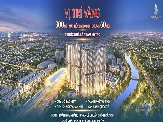 Bán Căn hộ chung cư 56m2 giá 2.64 tỷ tại - Phường Bình Hòa Thị xã Thuận An Bình Dương