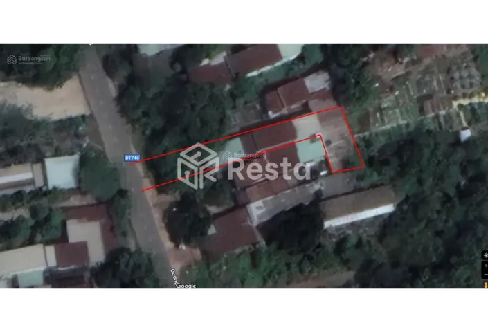 Bán Đất 433m2 có sẵn 100 m2 thổ cư giá 9 tỷ tại Đường ĐT 748 Xã Phú An Thị xã Bến Cát Bình Dương