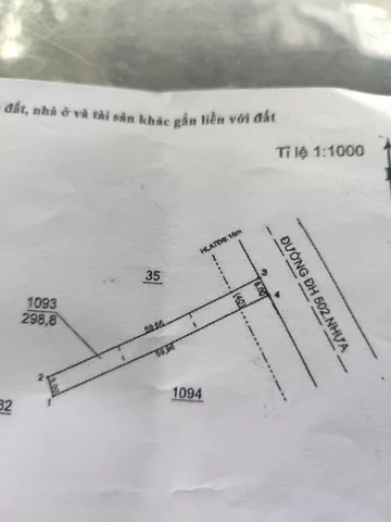 Bán Đất 300m2 có sẵn 100 m2 thổ cư giá 1.4 tỷ tại - Chọn - Xã Phước Hoà Huyện Phú Giáo Bình Dương