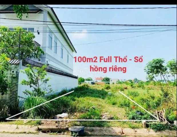 Bán Ngộp 100m2 giá 1,8 tỷ Full Thổ Cư, Gần KCN Tân Phú Trung, Củ Chi, Sổ Hồng Riêng