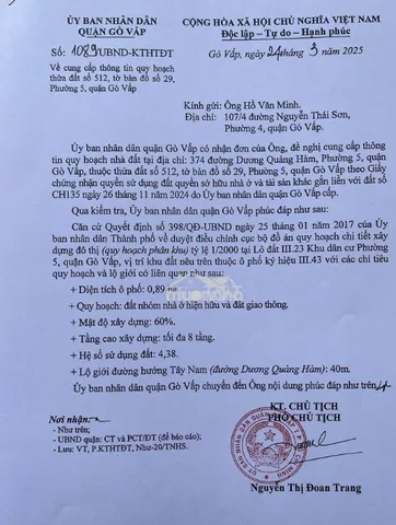 🏢 Bán Nhà Mặt Tiền Dương Quảng Hàm – 98,9m² – Dòng Tiền 35 Triệu/Tháng – 27,5 Tỷ
