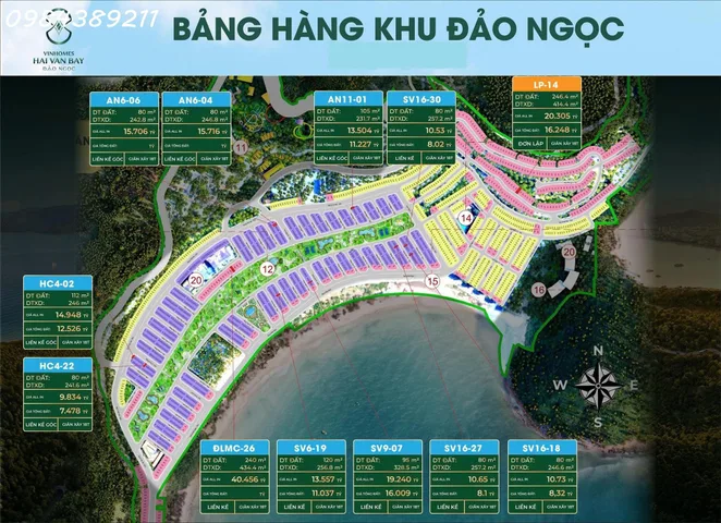 Bán biệt thự Đảo Ngọc, View Biển - Vinhomes Hải Vân Bay - Sổ Đỏ Lâu Dài, giá CĐT