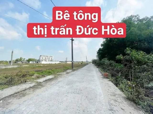 Bán Đất 110m2 có sẵn 110 m2 thổ cư giá 1.2 tỷ tại Thị trấn Đức Hòa Huyện Đức Hòa Long An