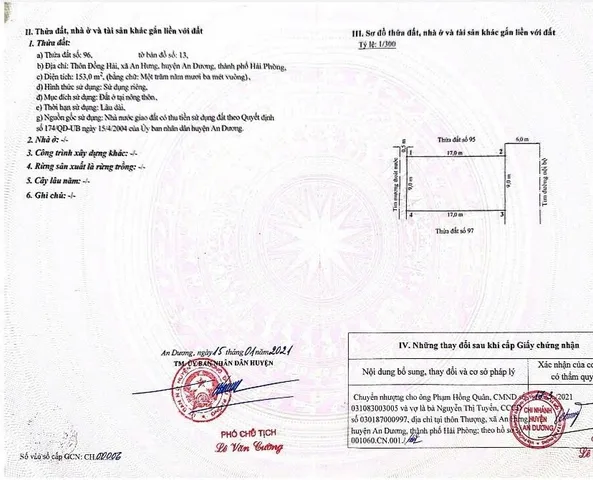 07.2026.Bán 2 lô liền kề. diện tích 153m2 trên lô.khu phân lô Đồng Hải An Hưng giá 3.52 tỷ . liên hệ 0362558882