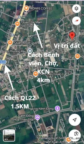 Bán 100m2 thổ cư giá 800 triệu tại Đường Ba Sa Xã Tân An Hội Huyện Củ Chi.