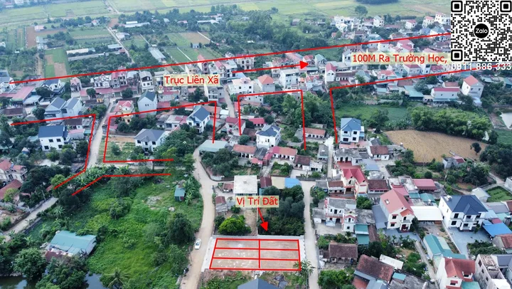 Bán đất Mỹ Lương Chương Mỹ, 88m2 Full thổ đường ô tô tránh, giá Đầu Tư