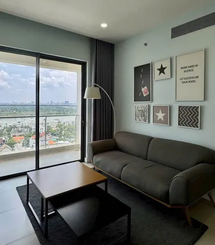 Cho thuê căn hộ Q2 Thảo Điền 2 phòng ngủ view sông đầy đủ nội thất