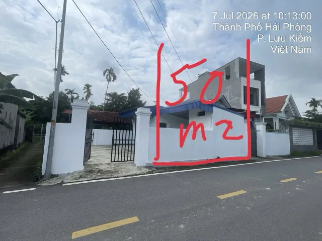 Bán 50m2 thổ cư giá 1.27 tỷ tại -Kênh Giang , có sẵn nhà trên đất . Đường nhựa.l/h:076.231.9990 e Thúy