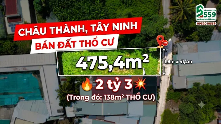 Chính chủ bán đất tại Ấp Bình Phong, Xã Thái Bình, Huyện Châu Thành, Tỉnh Tây Ninh (Nay là Xã Châu Thành, Tây Ninh)