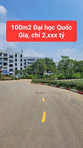 100m2 sát Đại học Quốc Gia, gần Quốc lộ 21, dễ xây CCMN, giá chỉ 2,x tỷ