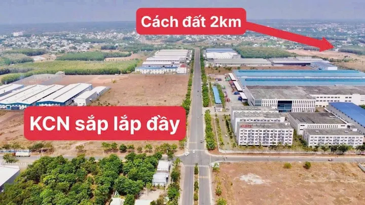 Bán Đất 283m2 có sẵn 100 m2 thổ cư giá 550 triệu tại - Chọn - Xã Minh Thạnh Huyện Dầu Tiếng Bình Dương