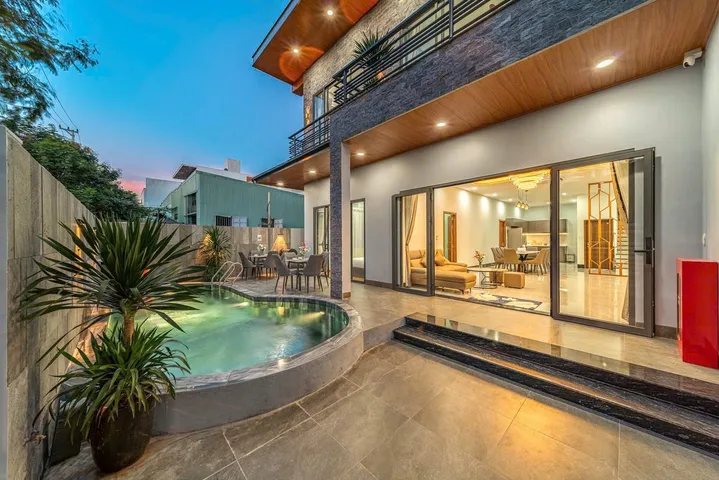 CHO THUÊ VILLA HỒ BƠI 5PN KHU NAM VIỆT Á