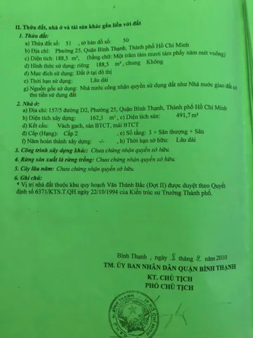 Bán Nhà Hẻm 157/5 Nguyễn Gia Trí, P25, Bình Thạnh