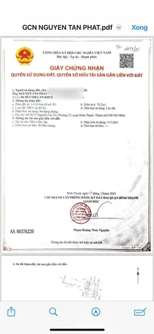 Bán Nhà Hẻm 69/38/15 Nguyễn Gia Trí, phường 25, Bình Thạnh