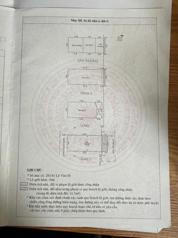 Bán Nhà Hẻm 281/41/1A Lê Văn Sỹ, P.1, Tân Bình