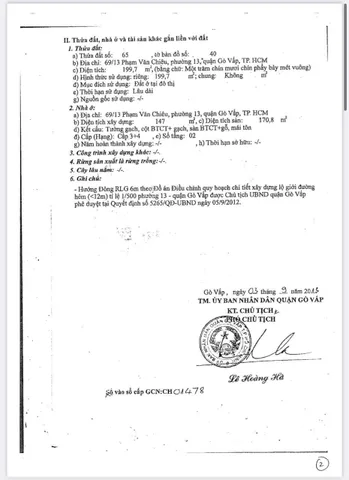 Bán Nhà Hẻm 69/13 Phạm Văn Chiêu, P13, Gò Vấp