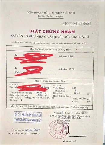 Bán Nhà Hẻm 28/5A Tôn Thất Tùng, P. Bến Thành, Quận 1