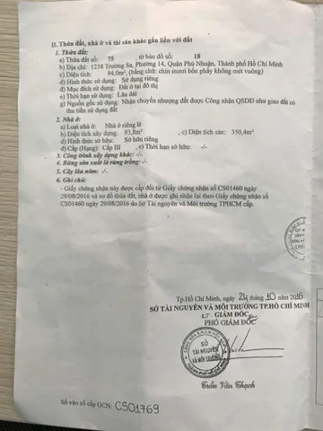 Bán Nhà Mặt Tiền 1238 Trường Sa, Phường 13, Phú Nhuận