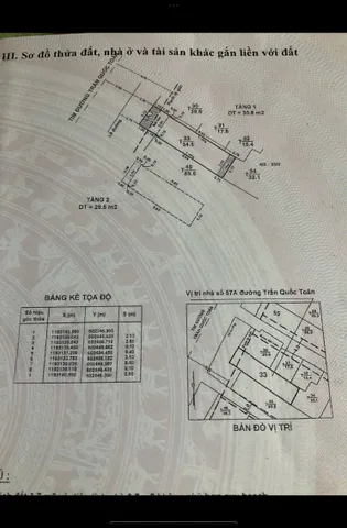 Bán Nhà Mặt Tiền 57A Trần Quốc Toản, P8, Q3